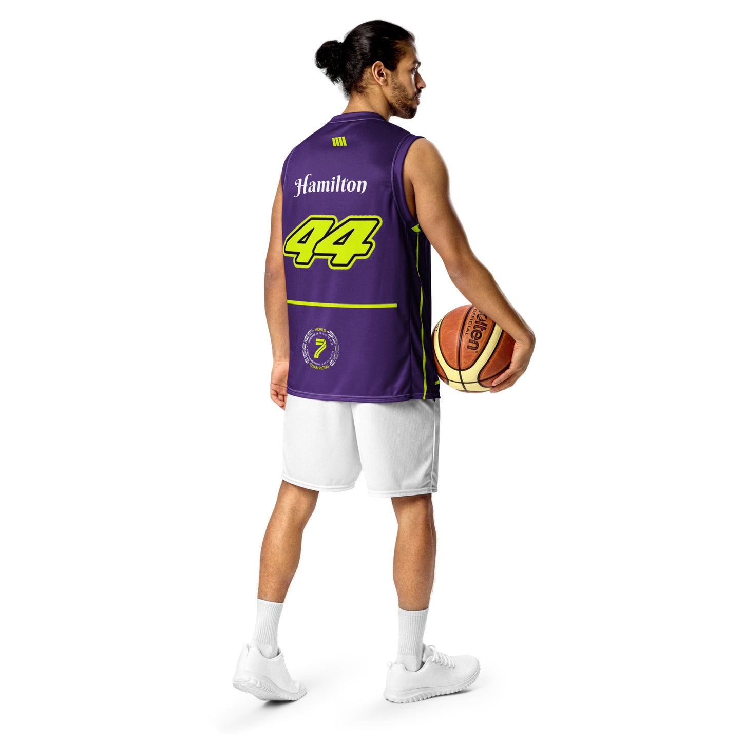 Lewis Hamilton Recycled unisex basketball jersey