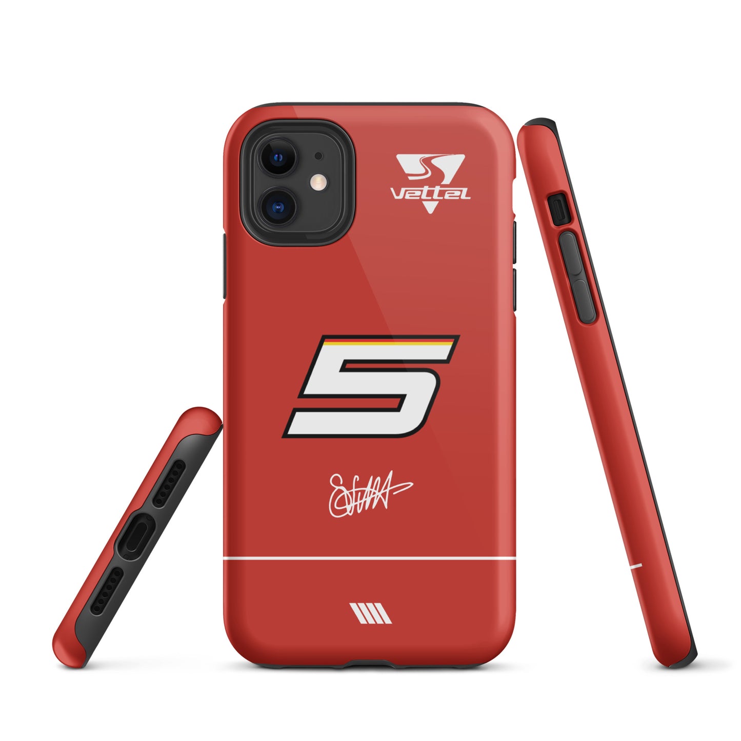 Sebastian Vettel Tough Ferrari Case for iPhone®