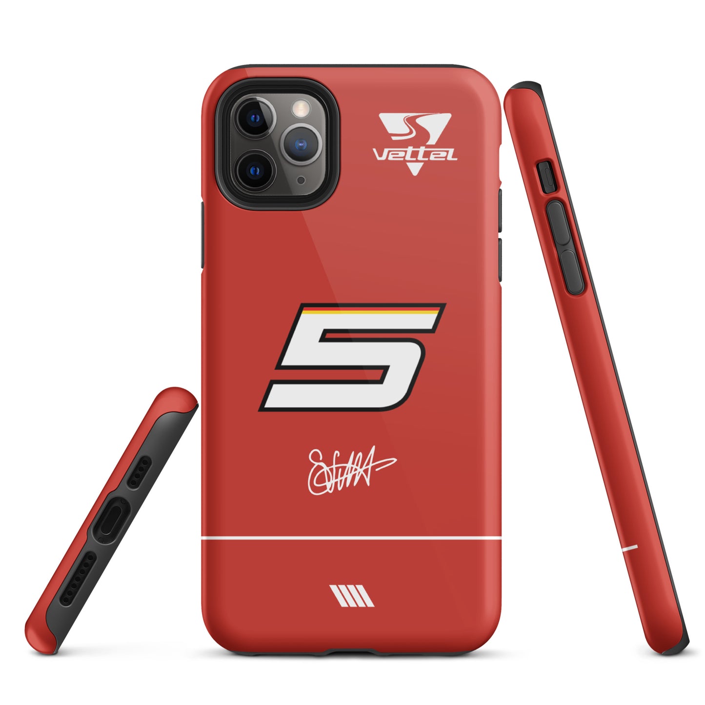 Sebastian Vettel Tough Ferrari Case for iPhone®