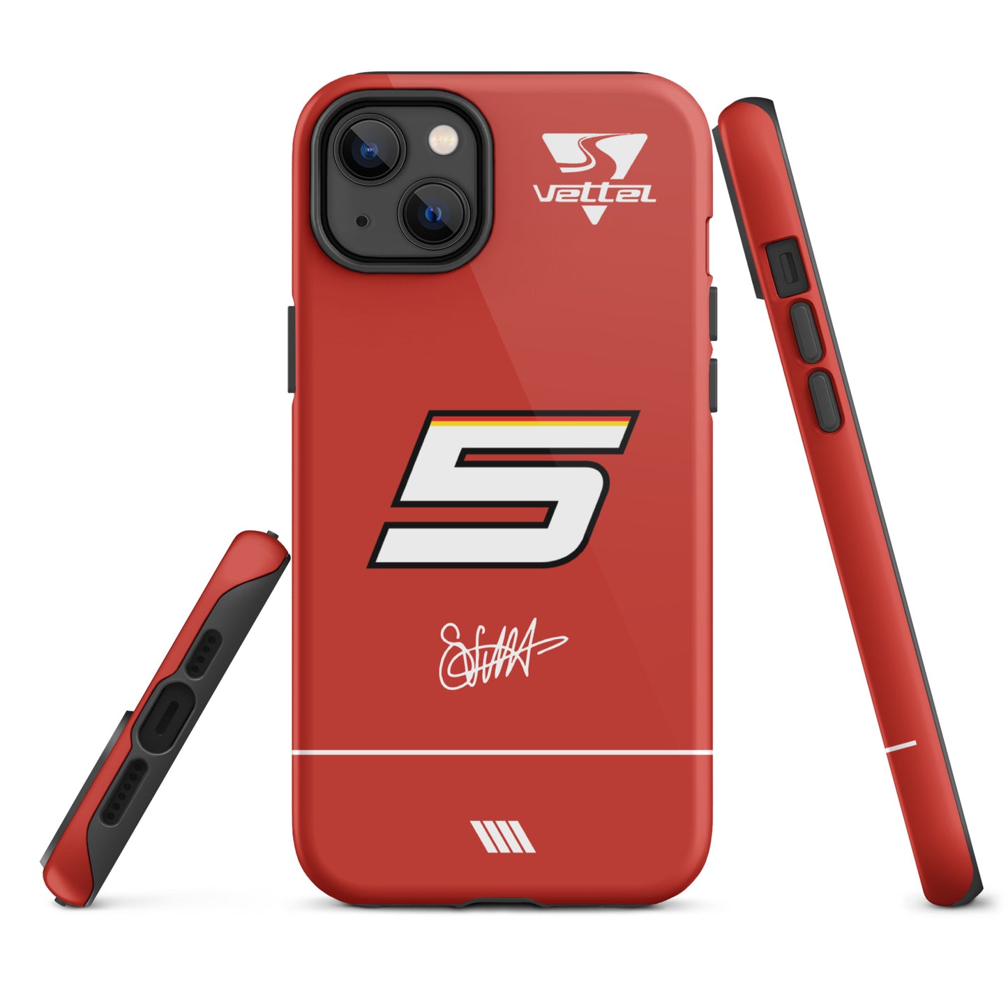 Sebastian Vettel Tough Ferrari Case for iPhone®