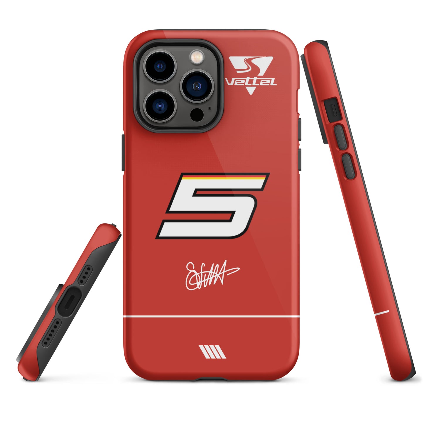 Sebastian Vettel Tough Ferrari Case for iPhone®