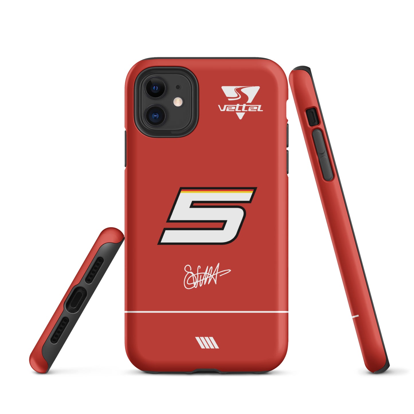 Sebastian Vettel Tough Ferrari Case for iPhone®