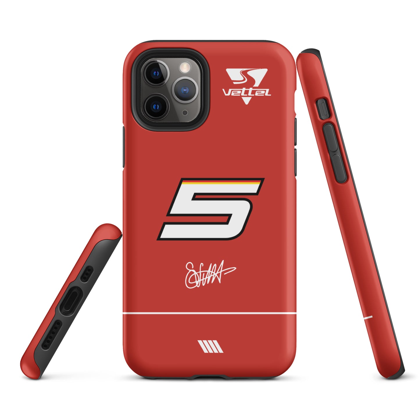 Sebastian Vettel Tough Ferrari Case for iPhone®